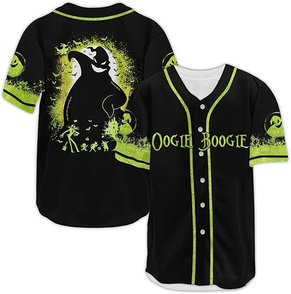 Oogie Boogie Baseball Jersey – Nightmare Before Christmas Shirt