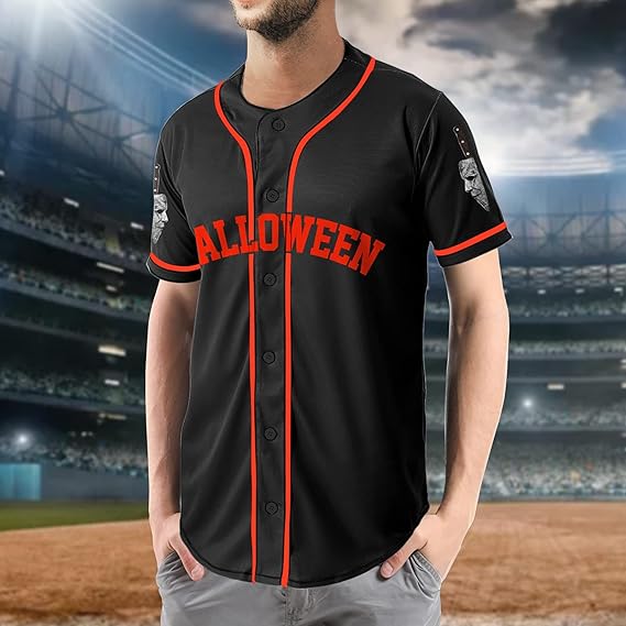 Michael Myers Halloween Baseball Jersey – Horror Movie Shirt