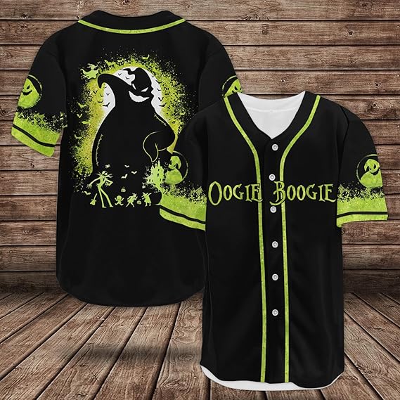 Oogie Boogie Baseball Jersey – Nightmare Before Christmas Shirt