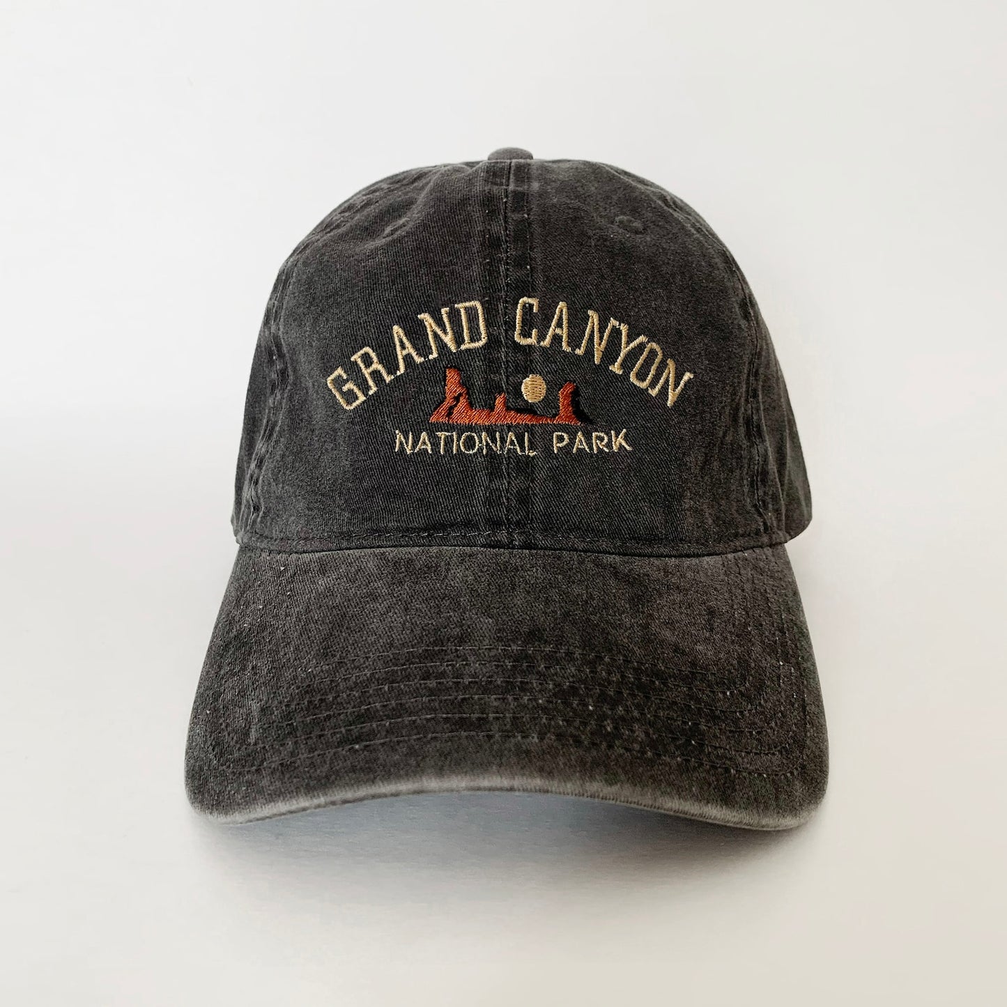 Grand Canyon Embroidered Hat – Washed Blue National Park Cap