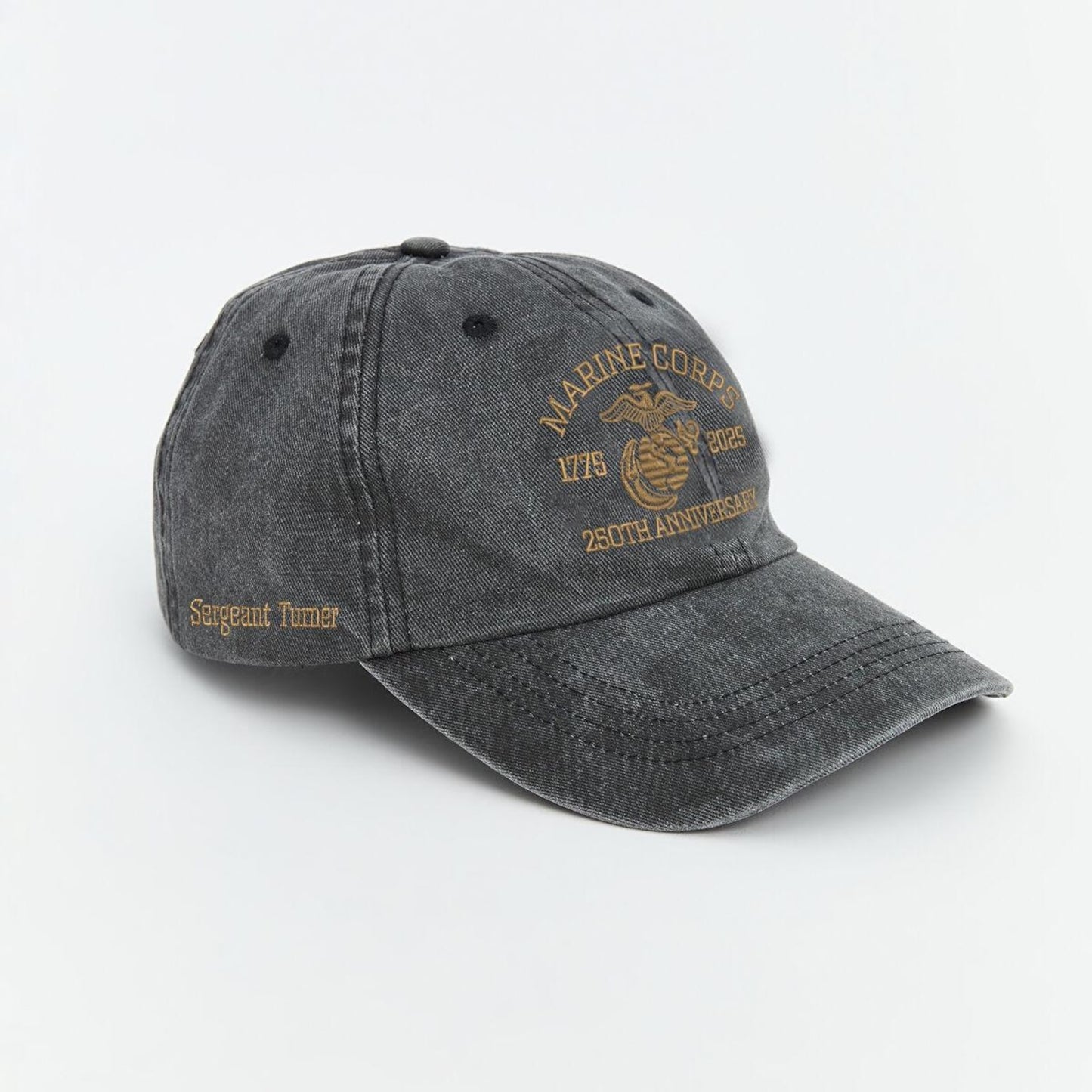 Marine Corps 250th Anniversary Hat – 1775 to 2025 Embroidered Cap