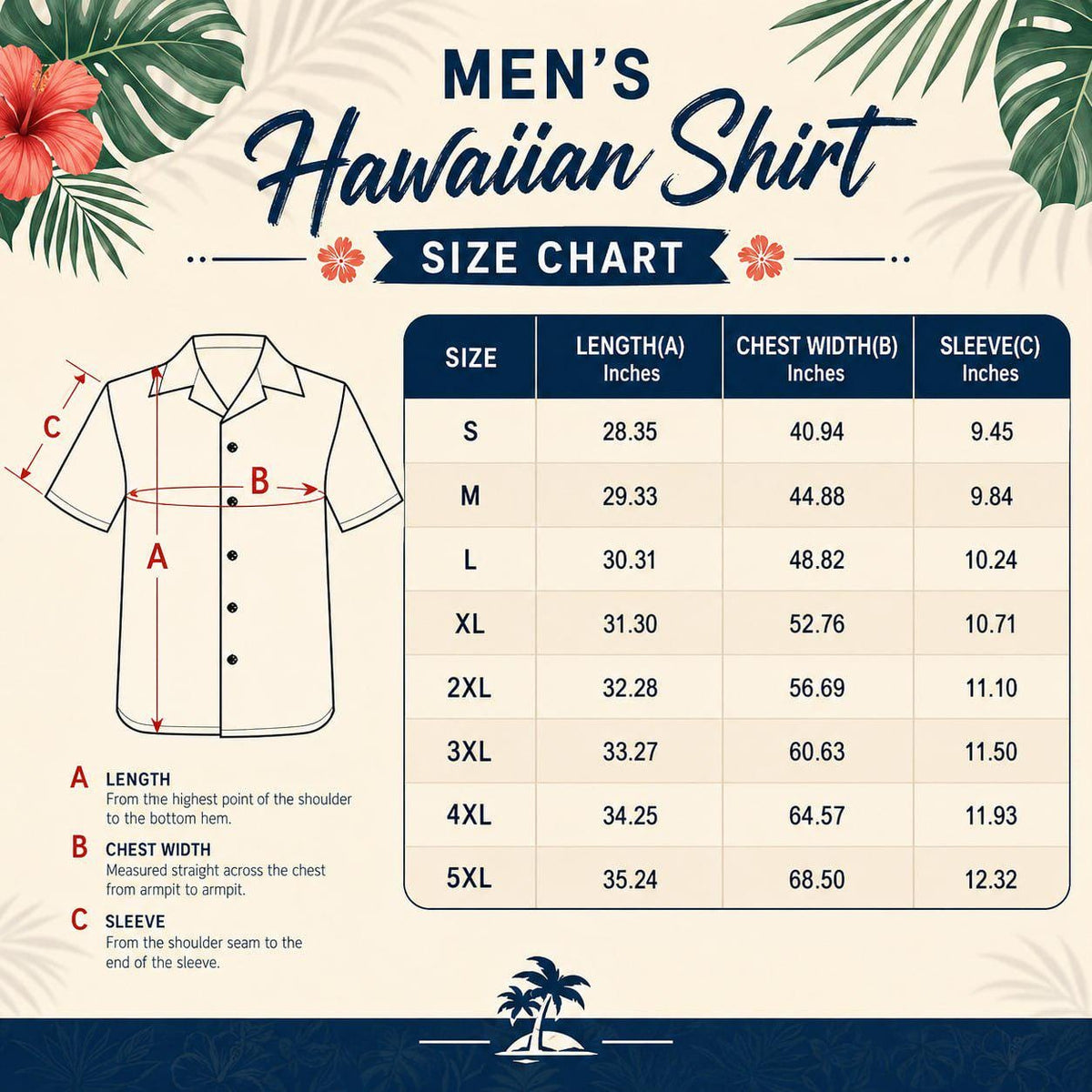 Insect-Themed Men's Hawaiian Shirt with Unique Botanical Print - Short Sleeve - Image 8