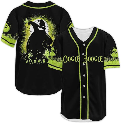 Oogie Boogie Baseball Jersey – Nightmare Before Christmas Shirt