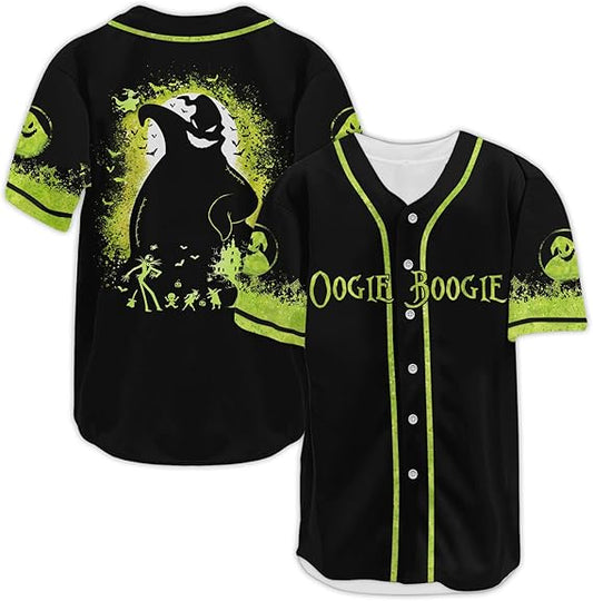Oogie Boogie Baseball Jersey – Nightmare Before Christmas Shirt