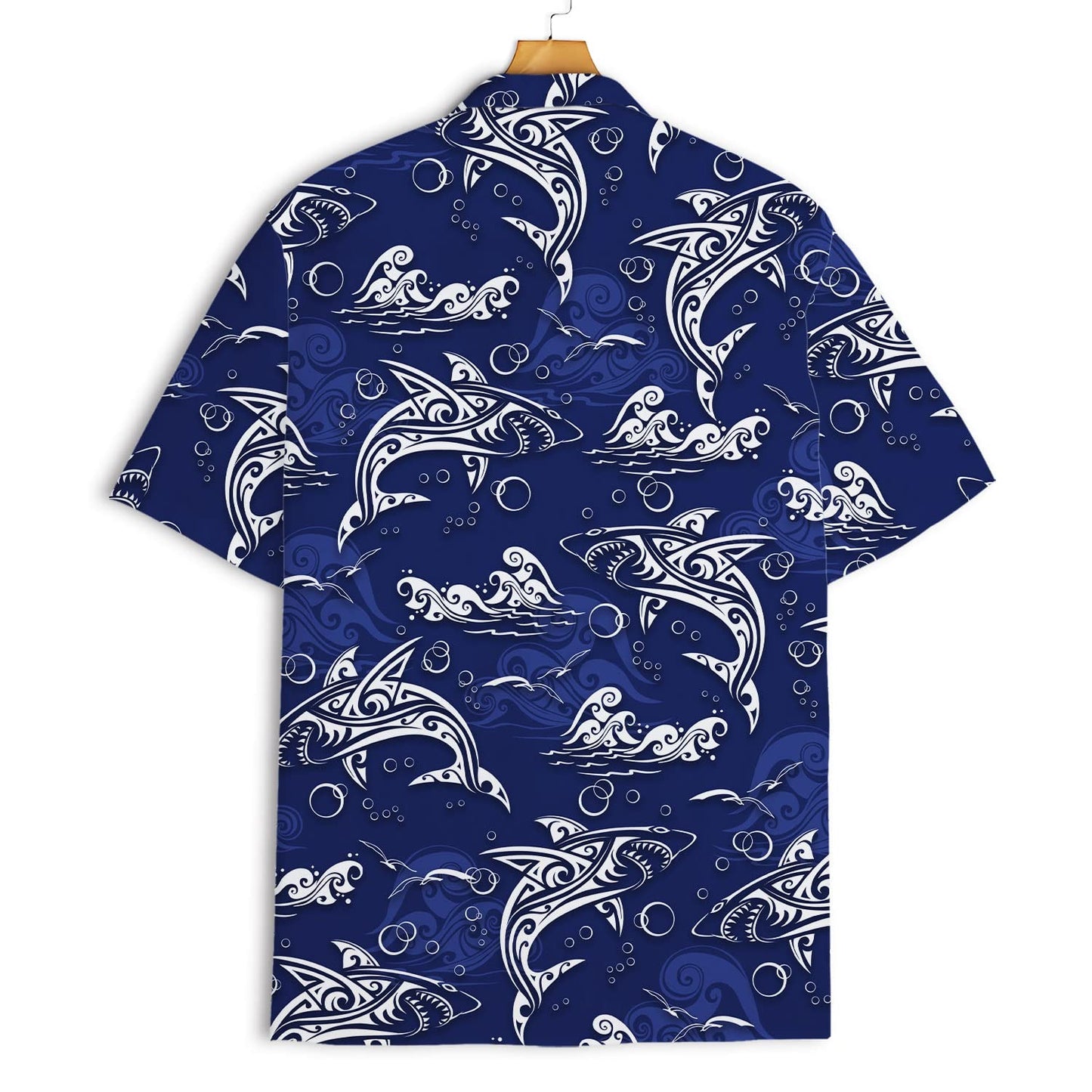 Hawaiian Shark Shirts, Mens Cotton Hawaiian Shirts