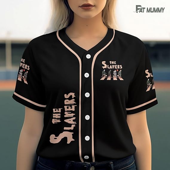 The Slayers Baseball Jersey – Horror Slashers Abbey Road Shirt