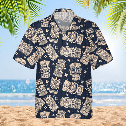 Tiki Hawaiian Shirts for Men Women