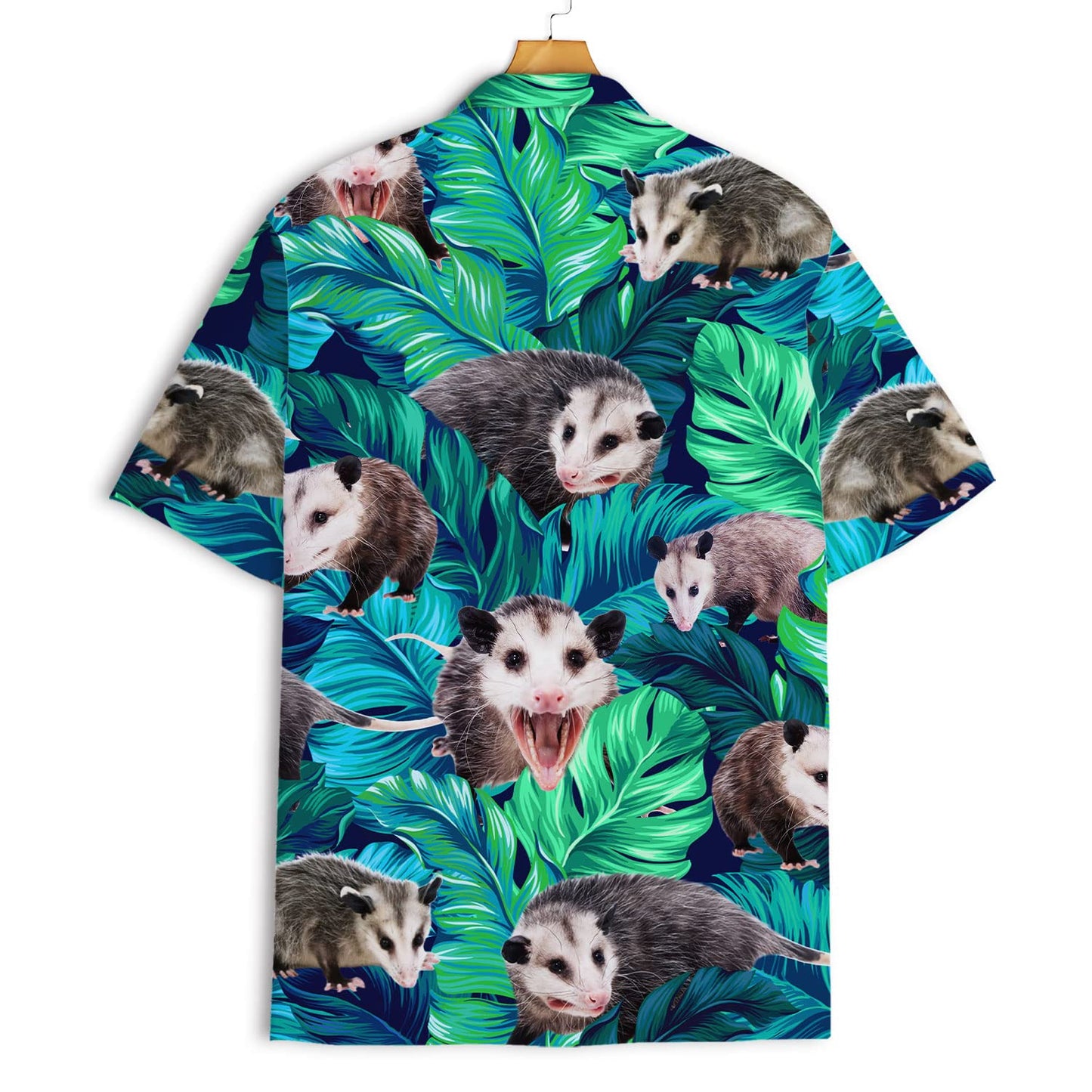 Opossum Button-Down Shirt, Hawaiian Shirts for Men Women